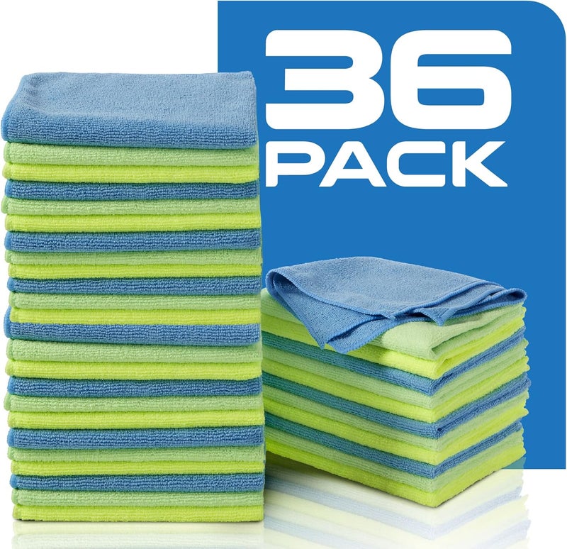Zwipes Microfiber Towel Cleaning Cloths, 36 Pack, Assorted, (737) - Image 2